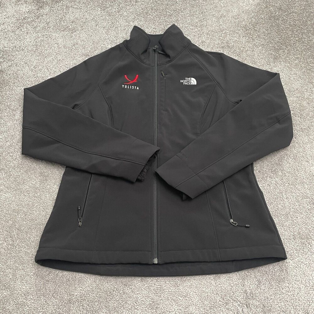 The North Face Windwall Barrier Softshell Jacket Womens Large Black Outdoor Hike